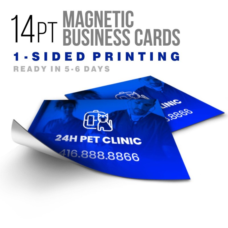 Business Card Magnets - 1 / Our magnetic business cards allow customers to always keep your company's name within reach!