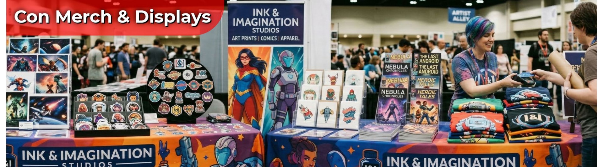 Con Merch & Displays